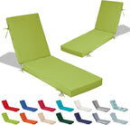 80x26x4in Lounge Cushions for Outdoor Furniture, Outdoor Lounge Chair Cushions by Odsiikly