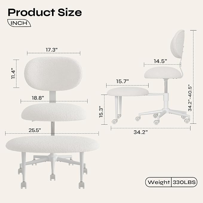 Pinmoco Ergonomic Cross Legged Office Chair - Image 2