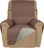 PureFit Reversible Recliner Chair Covers Couch Covers by PureFit