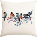 RABUSOFA 4th of July Memorial Day Patriotic Throw Pillow Cover, 18x18 Inch Red by RABUSOFA