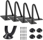 SMARTSTANDARD 4 Inch Heavy Duty Hairpin Furniture Legs, Metal Home DIY Projects by SMARTSTANDARD