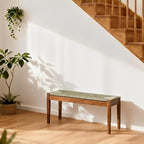 Solid Wood Acacia Indoor Bench - Image 8