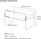 Acrylic Coffee Table, Modern Tea Table - Image 3
