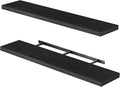 Fixwal Floating Shelves for Wall, 47.2" Long Heavy Duty Wall Mounted Rustic by Fixwal