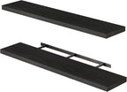 Fixwal Floating Shelves for Wall, 47.2" Long Heavy Duty Wall Mounted Rustic by Fixwal