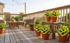 Rikyo 10 pcs Green Artificial Flowers Poppy Flowers, 11" Faux Flower Stems - Image 5