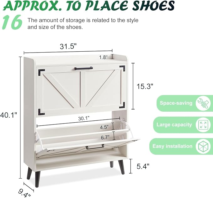 Barnyatoh Shoe Storage Cabinet - Image 2