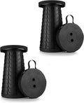 2-Pack Collapsible Stool, Load Capacity 400lbs, Lightweight Yet Sturdy by Boreeman
