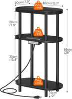 HOOBRO Small Narrow Side Table - Image 3
