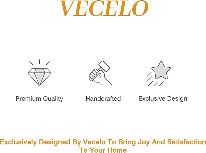 VECELO Modern Side Table, Round Small End Table, Exclusively Designed - Image 7