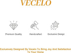 VECELO Modern Side Table, Round Small End Table, Exclusively Designed - Image 9