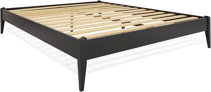 Bme Dinkee Queen Platform Bed Frame Wood 15 Inch - Image 5