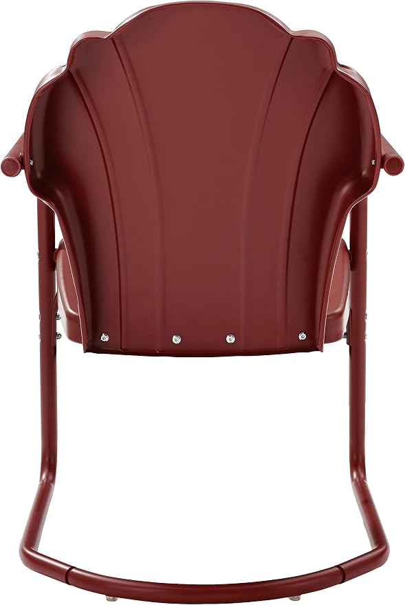 Crosley Furniture Tulip 2-Piece Outdoor Chair Set, Retro Metal Patio Chairs - Image 6