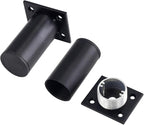 Set of 4 Furniture Legs 3 Inch, Adjustable Aluminum Alloy Cabinet Legs - Image 2