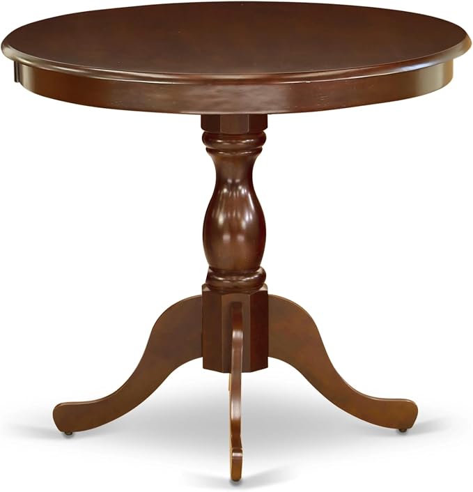East West Furniture AMT-MAH-TP Antique Dining Room Table - Image 4