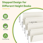 XiaZ Bookshelf for Kids Room Wooden Montessori Toddler Bookshelf Solid Pine - Image 7