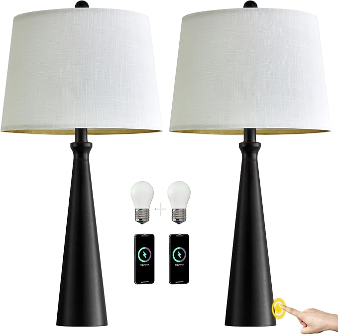 Oneach 25.75" Table Lamps Set of 2 - Image 8