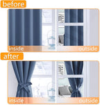 Blackout Curtains for Bedroom, 60 x 84 Inches Long, Window Curtains, Living - Image 4