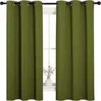 NICETOWN Christmas Window Decoration Thermal Insulated Solid Grommet Blackout by NICETOWN