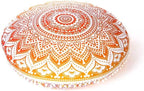 Mandala Floor Pillow Cover Meditation Cushion Seating Throw Hippie Round - Image 5