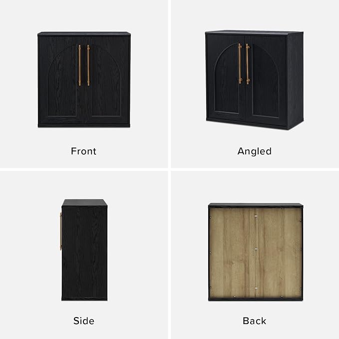 mopio Blake Storage Cabinet, Small Modular Accent Display Sideboard Buffet - Image 5
