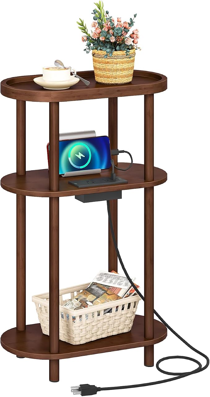 HOOBRO Small Narrow Side Table by HOOBRO