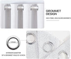 MIULEE 100% Blackout Linen Curtains - Image 4