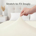 Stretchy Full Size Fitted Sheet - Image 2