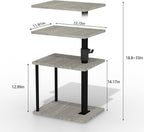 Faesun Swivel Side Table for Couch Arm, Height Adjustable C Table for Recliner - Image 2