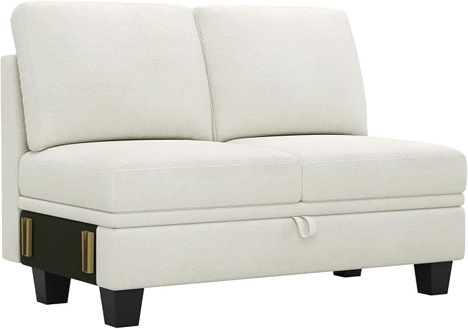 Belffin 45.6” Chenille Loveseat Module by Belffin