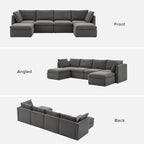 mopio Oversized Modular Sectional Sofa - Image 9