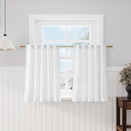 Kitchen Curtains Linen 36 Inch Length by Nanspring