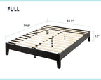 Mellow Naturalista Grand 12 Inch Solid Wood Platform Bed - Image 2
