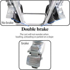 Silver Convertible Hand Truck Dolly Cart - Image 5