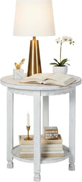 Alaterre Furniture Country Cottage Rustic Farmhouse Nightstand – 20-Inch Side by AlaterreFurniture