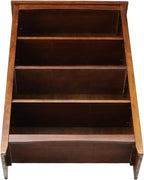 Solid Wood Bookcase 48" High, Adjustable Shelves, Parawood Construction - Image 9