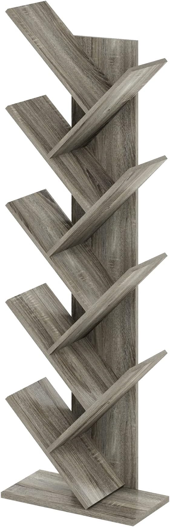 Furinno TREE Book Shelf, 9-Tier Bookshelf, Tree Bookcase by Furinno-FitsYourSpaceFitsYourBudget