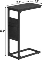 TUTOTAK C Shaped End Table, Side Table - Image 3