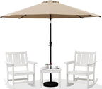 SERWALL Outdoor Rocking Chairs Set of 2 by SERWALL
