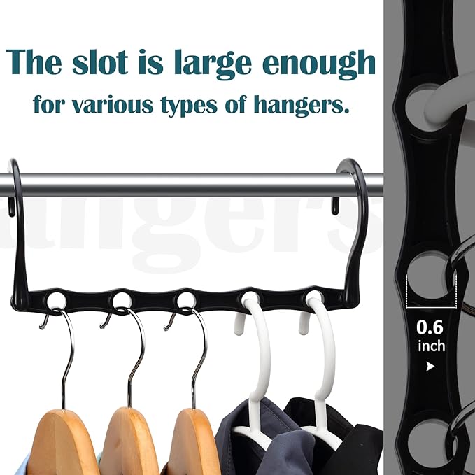 AMKUFO Closet Organizers and Storage 20 Pack Hanger Organizer Magic Hangers - Image 7