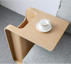 Nordic Solid Wood Sofa A Few Angle Mini Small Tea Table is Contracted While - Image 6