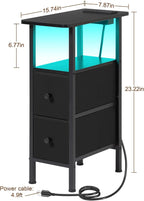 LOAKEKEL Narrow End Table Living Room - Image 3