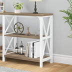 LVB Farmhouse Entryway Table, Industrial Wood Sofa Table - Image 5