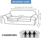CUCRAF Cushion Sofa Cover 3 Piece Slipcovers, Soft Thick Velvet Couch Cover - Image 2