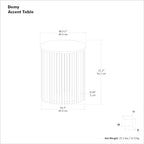 SIMPLIHOME Demy Metal Accent Table - Image 3