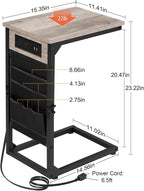AMHANCIBLE C Shaped End Table - Image 3