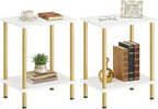 HOOBRO End Tables Set of 2, Small Side Table, Nightstand - Image 7