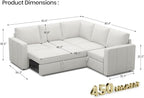 Belffin Modular Sectional Sleeper Sofa - Image 2