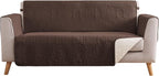 Soft Couch Cover 2 Cushion Sofa, Water-Repellent Sofa Slipcovers by Pamhaven