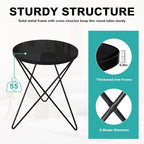 HLR Modern Round Side Table, End Table - Image 4